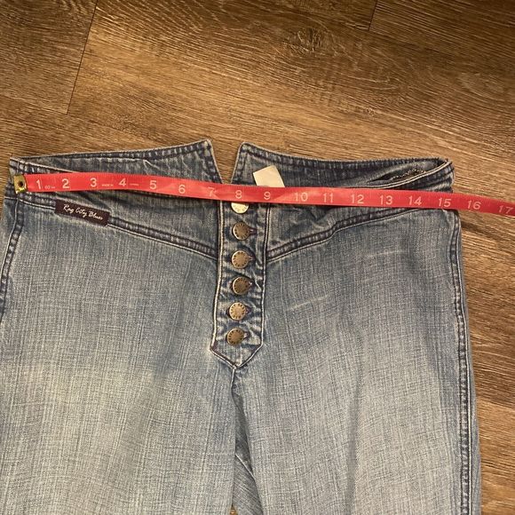 VTG 1980’s Rag City Blues Los Angeles High Waisted Jeans Sz 9/10 Button Fly - Picture 14 of 14
